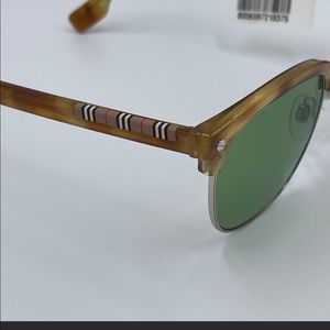 BURBERRY BE4317 - Brown Frame with
Green Lens Sunglasses